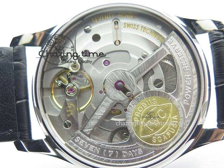 MIROTIME 0109 Portuguese Real PR IW500703 ZF 1:1 Best Edition On Black Leather Strap A Durable 7370